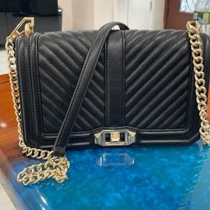 Rebecca Minkoff Chevron Quilted Love Crossbody